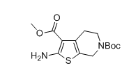 2-氨基-6-N-Boc-噻吩[2,3-c]并哌啶-3-羧酸甲酯