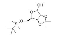 (3aR,6R,6aR)-6-(((tert-butyldimethylsilyl)oxy)methyl)-2,2-dimethyltetrahydrofuro[3,4-d][1,3]dioxol-4-ol
