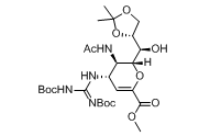 (2R,3R,4S)-methyl 3-acetamido-4-(2,3-bis(tert-butoxycarbonyl)guanidino)-2-((S)-((R)-2,2-dimethyl-1,3-dioxolan-4-yl)(hydroxy)methyl)-3,4-dihydro-2H-pyran-6-carboxylate