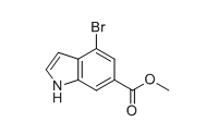 甲基-4 - 溴-1H-吲哚-6 - 羧酸乙酯